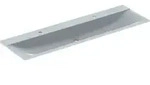 Geberit M&ouml;belwaschtisch Xeno2 160x48cm, 2 HL, o. &Uuml;berlauf, wei&szlig;-alpin
