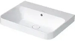Duravit Aufsatzwaschtisch Happy D.2 Plus 60x46, geschli., o HL, m &Uuml;L, HLB, wei&szlig;