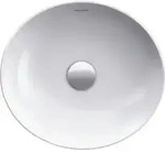 Duravit Aufsatzwaschbecken Cape Cod 40x36cm, o. HL, &Uuml;L, Hahnlochbank, Wei&szlig;