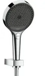hansgrohe Brausehalterset Rainfinity 130 130mm Kopf, 3jet, 1600mm Schlauch, chrom