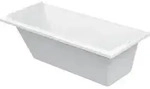 Duravit Rechteck-Badewanne Starck 160x70x46cm, EB-Version, 1 RS, wei&szlig;