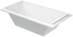 Duravit Rechteck-Badewanne Starck 180x90x46cm, EB-Vers., 2 RS, m MA, we