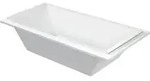 Duravit Rechteck-Badewanne Starck 200x100x46cm, EB-Vers., 2 RS, m MA, we