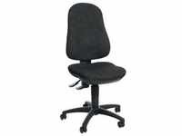 Topstar Bürodrehstuhl anthrazit Lehnen-H.580mm Sitz-H.420-550mm ohne Armlehnen