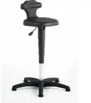 bimos StehhilfeFlex mit Gleiter PU-Schaum schwarz Sitzh&ouml;he 500-780 mm
