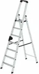 MUNK Aluminium-Stehleiter einseitig begehbar 1 x 7 Stufen