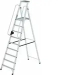 MUNK Aluminium-Stehleiter einseitig begehbar 9 Stufen