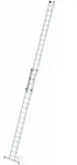 MUNK Aluminium-Seilzugleiter 2-teilig nivello&reg;-Traverse 2 x 18 Sprossen