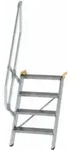MUNK Aluminium-Treppe Stufen 60&deg; 4 Stufen