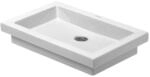 Duravit Aufsatzwaschtisch 2nd floor 58x41,5cm, geschli., o. HL, &Uuml;L, HLB, we