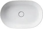 Duravit Aufsatzwaschtisch Luv 60x40cm, geschli., o. HL, &Uuml;L, HLB, wei&szlig;