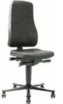 bimos Arbeitsstuhl All-In-One Highline mit Rollen und PU-Schaum schwarz Sitzh&ouml;he