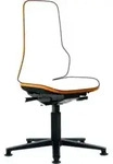 bimos Arbeitsstuhl Neon Basisstuhl mit Gleiter Flexband orange Sitzh&ouml;he 450-620 mm