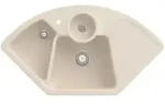 V&B Ecksp&uuml;le Solo Eck m Abl.garn, Hand., ivory CeramicPlus