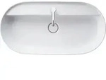 Duravit Aufsatzwaschtisch Luv 80x40cm, gs, m HL, o. &Uuml;L, m HLB, we