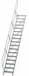 MUNK Aluminium-Treppe Stufen 45&deg; 17 Stufen