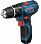 Bosch Akku-Schlagbohrschrauber GSB 12V-15 mit 2 x 2,0 Ah Li-Ion Akku