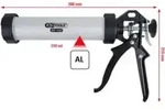 KS Tools Hand-Kartuschen-Pistole 310 ml, 340mm