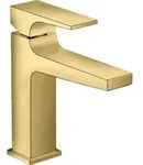 hansgrohe Waschtisch-Einhebelmischer 110 Metropol m HG, Pus-Op-Abl, A 135mm, pol. gol