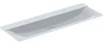 Geberit M&ouml;belwaschtisch Xeno2 140x48cm, 2 HL, o. &Uuml;berlauf, wei&szlig;-alpin