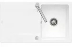V&B Fl&auml;chenb&uuml;ndige Sp&uuml;le Siluet 50 Flat m Abl.garn, Excenterbet&auml;tigung, wei&szlig;