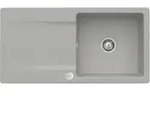 V&B Fl&auml;chenb&uuml;ndige Sp&uuml;le Siluet 60 Flat m Abl.garn, Exzenter, fossil CeramicPlus