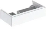 Geberit Waschtischunterschrank Xeno2 88x22x46,2cm, m La., m Abl, hochgl./we