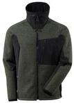 Mascot Jacke, Strick, mit Membran Strickjacke Gr&ouml;&szlig;e XL, mossgr&uuml;n/schwarz