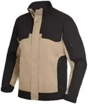 FHB Arbeitsjacke ERNST beige-schwarz 3XL