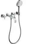 hansgrohe Fertigmontageset Axor Citterio UP-3-Loch-Wannenarm, m Kreuzgr., chrom