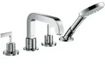 hansgrohe Fertigmontageset Axor Citterio 4-L-BW-Rand-Arm., m Hebelgriffen, chrom