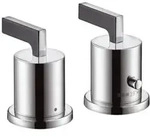 hansgrohe Fertigmontageset Axor Citterio 2-L-W-Ran-Arm, m Thermostat, Hebelgr., chr