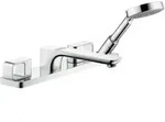 hansgrohe Fertigmontageset Axor Urquiola 4-L-BW-Rand-Arm., Ausladung 198mm, chrom