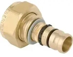 Geberit bergang Mepla d= 32mmxG 1, mit &Uuml;berwurfmutter, Rotguss