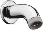 hansgrohe Brausearm 100mm L&auml;nge, Wandmontage, chrom