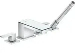 hansgrohe Fertigset Axor MyEdition 4-L-BW-Rand-Arm., m Pl., chrom/Sp.-Glas