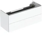 Geberit Waschtischunterschrank One 2 Laden, we. hgl, 104,5x46,5x39,6cm
