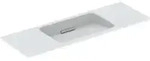 Geberit Waschtisch One 120x40cm, o HL, &Uuml; vd, w K-Tect/Bl we. gl
