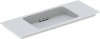 Geberit M&ouml;belwaschtisch One 105x40cm, o HL, &Uuml; vd, w K-Tect/Bl we. gl