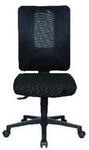 B&uuml;rodrehstuhl m.Synchrontechnik schwarz/blau 450-550mm Trgf.110kg TOPSTAR (OX1000