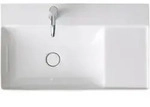 Duravit M&ouml;belwaschtisch asy geschli. DuraSquare 80x47cm, o &Uuml;L, m HLB, Beck. li, 1