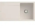 V&B Fl&auml;chenb&uuml;ndige Sp&uuml;le Siluet 50 Flat m Ablaufgarnitur, Handbet&auml;tigung, crema