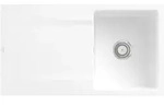 V&B Fl&auml;chenb&uuml;ndige Sp&uuml;le Siluet 50 Flat m Abl.garn, Handbet&auml;tigung, stone white