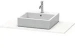 Duravit Konsole XSquare 100x55cm, flan. Gr hgl, mit 1 Ausschnitt