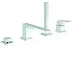 Grohe 4-Loch-Wannenkombination Eurocube chrom