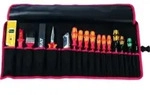 Werkzeugrolltasche 20 F&auml;cher B740xH330mm Nyl.schwarz/rot PARAT