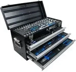 BGS Metall-Werkzeugkoffer 3 Schubladen mit 143 Werkzeugen
