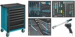 HAZET Werkstattwagen Assistent 179N-7/137 Schubladen flach: 5 x 77 x 522 x 398 mm