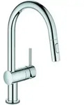 Grohe Sp&uuml;ltisch-Einhebelmischer Minta Touch chr, el, herausziehbare Dual-Sp&uuml;lbrause