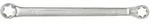 KS Tools CLASSIC TX-E-Doppel-Ringschl&uuml;ssel, gekr&ouml;pft, E6xE8